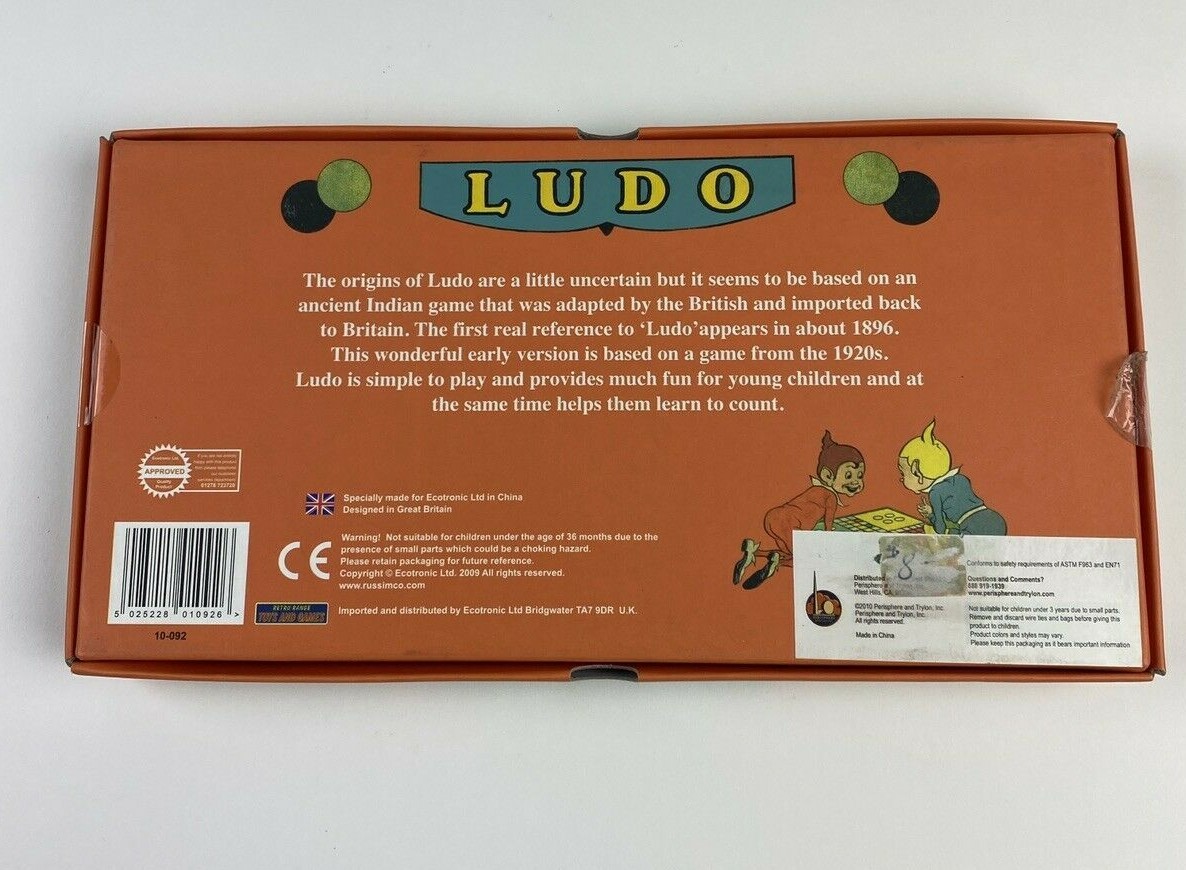 LUDO RETRO RANGE TOYS AND GAMES Board Game COMPLETE 2010