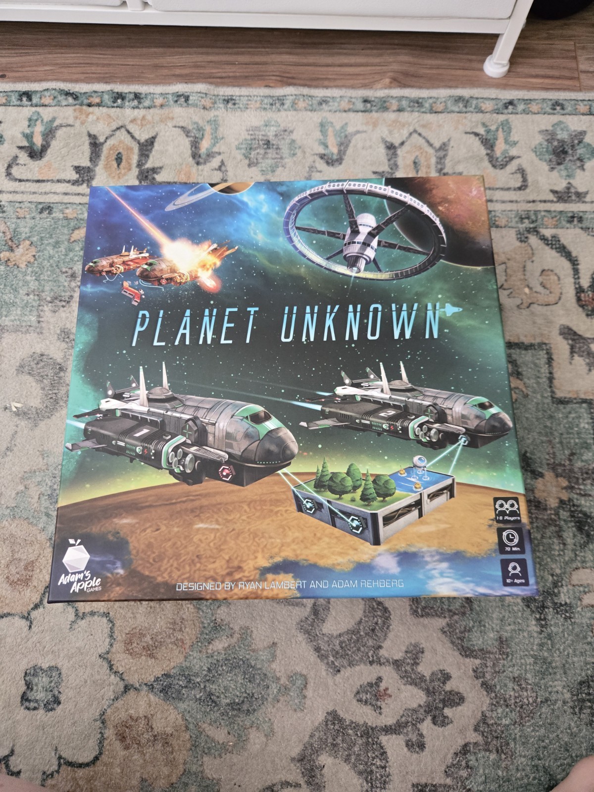 Planet Unknown Board Game With All Pieces And Untouched Cards