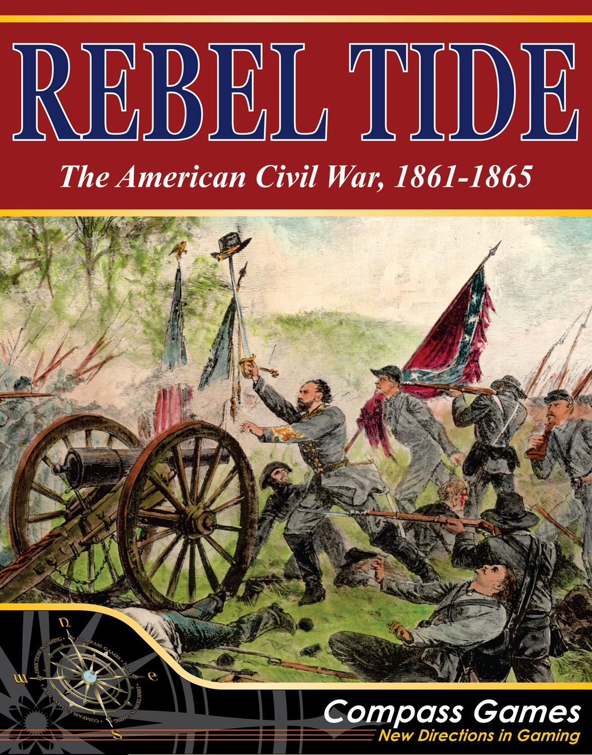 Compass Games Rebel Tide: The American Civil War 1861-1865 NISW Fast Shipping