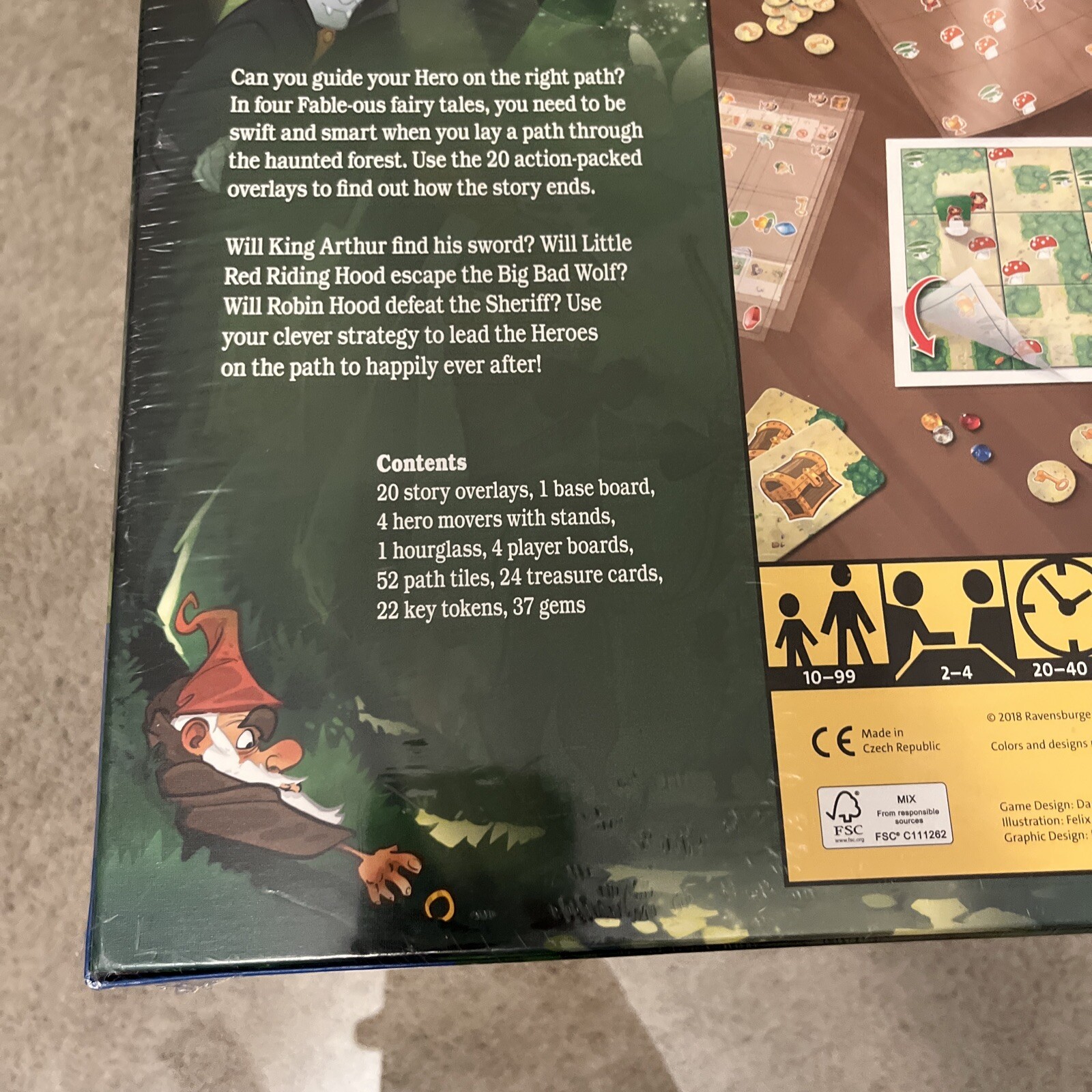 Woodlands The Fable-ous Tile Laying Game by Ravensburger. New & Sealed. 2018.