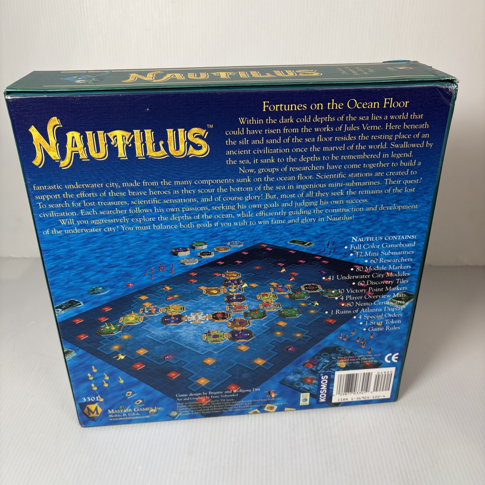 Nautilus Board Game by Mayfair Games & Kosmos – Fortunes on the Ocean Floor