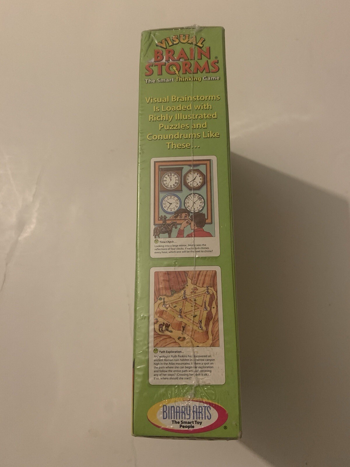 Binary Arts Visual Brain Storms The Smart Thinking Game Entertain 1995 New VTG