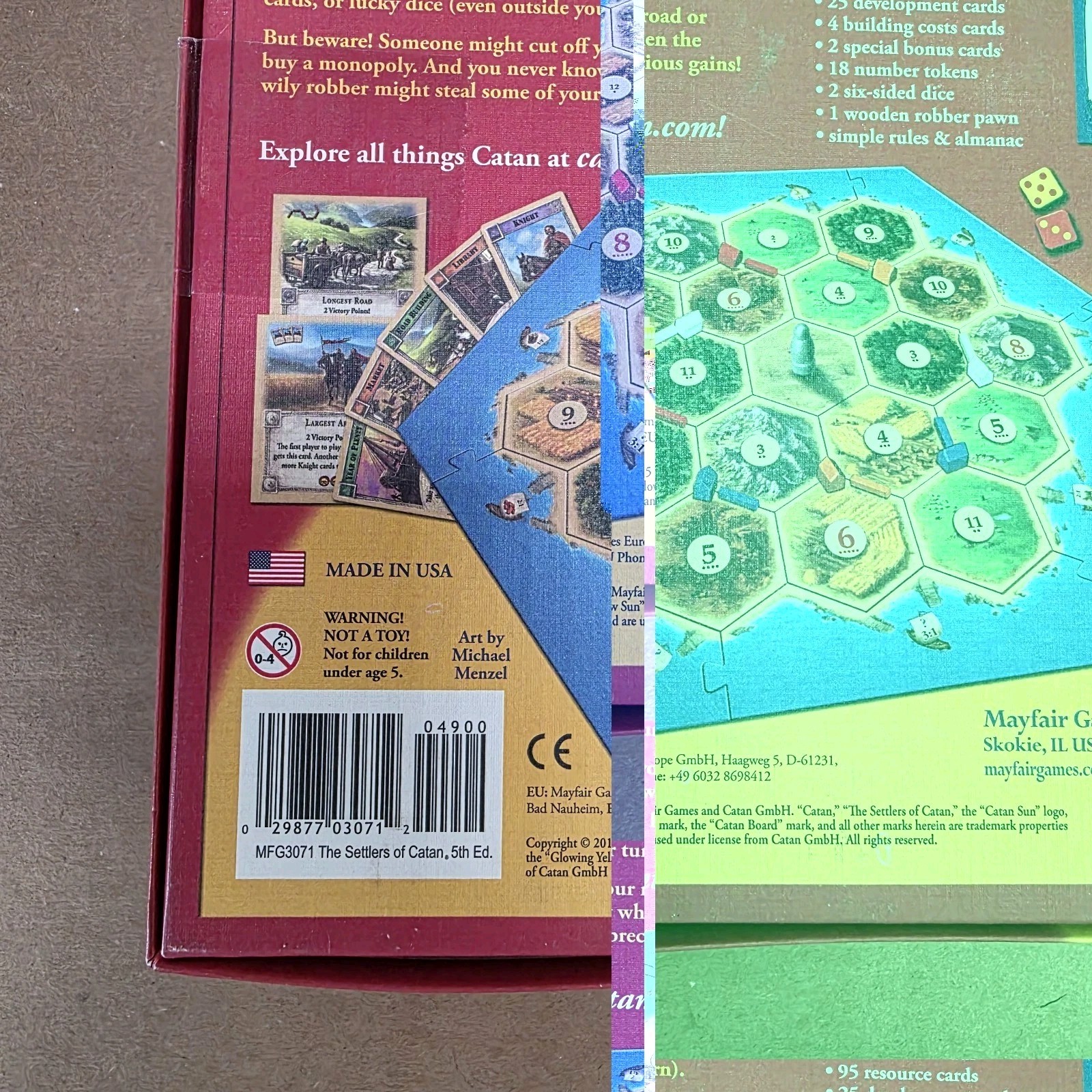 Catan Board Game 5th Edition 2015 Mayfair Games MFG3071 Brand New Sealed