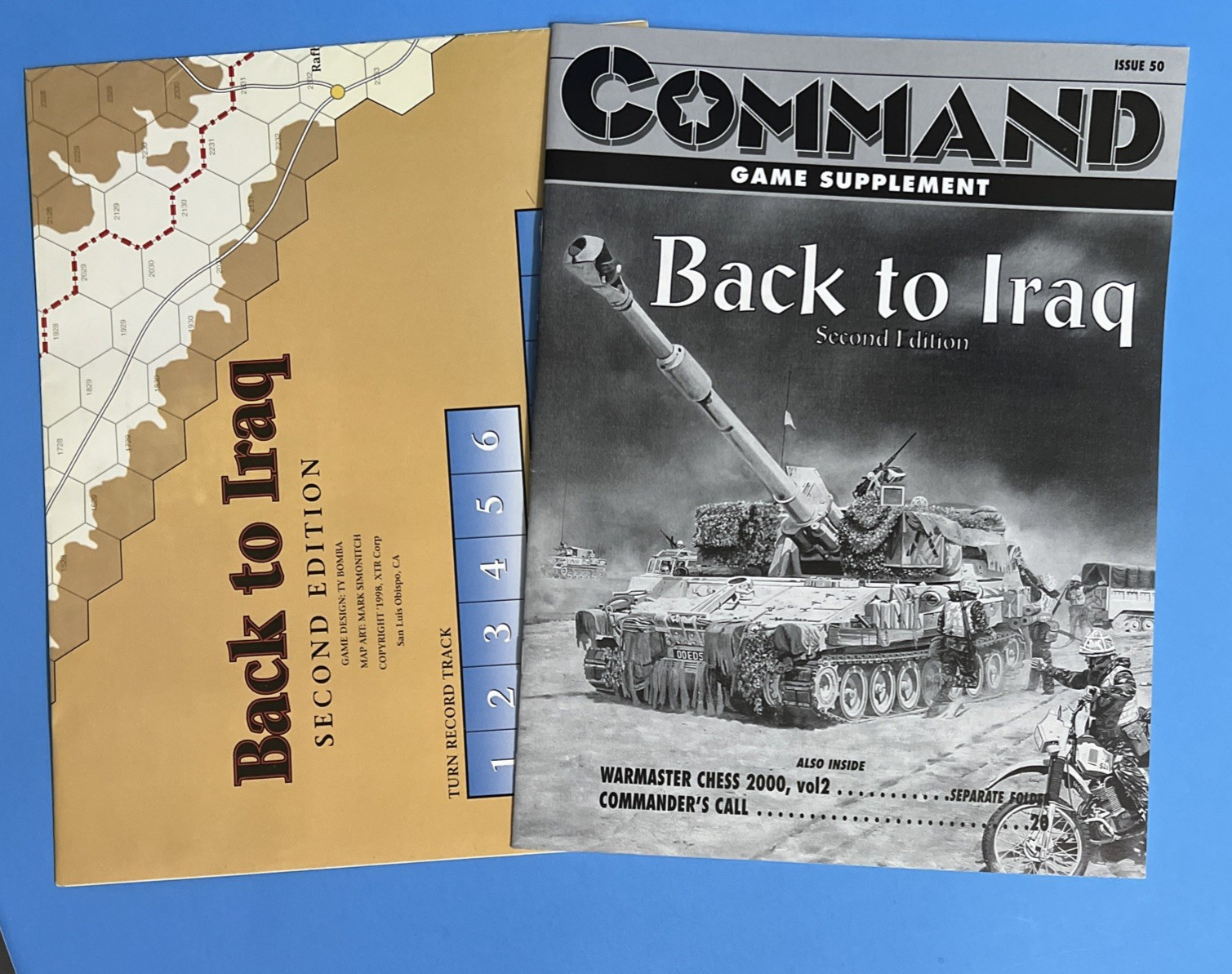 Command Magazine #50 w game : BACK to IRAQ, 2nd ed. XTR 1999. UNPUNCHED