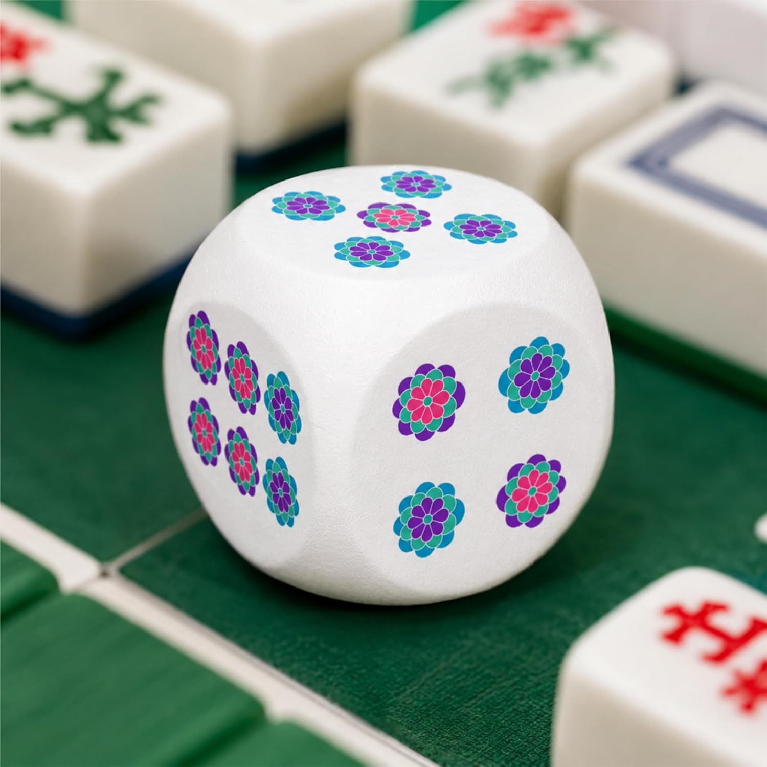 2Pcs Mahjong Dice 20mm, Wooden Dice for Mahjong, Mah Jongg Gifts for Women, Mah