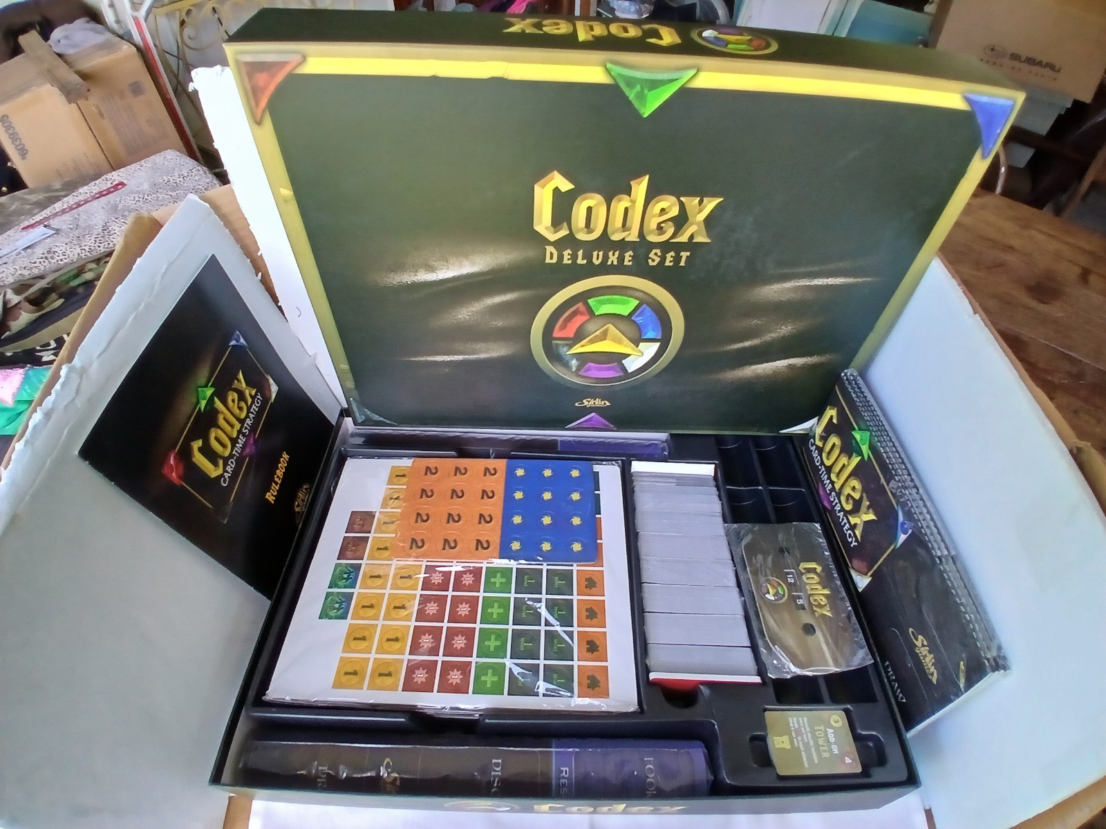Codex Deluxe Set Board Game Sirlin Games Never Used Condition Free Ship 6526
