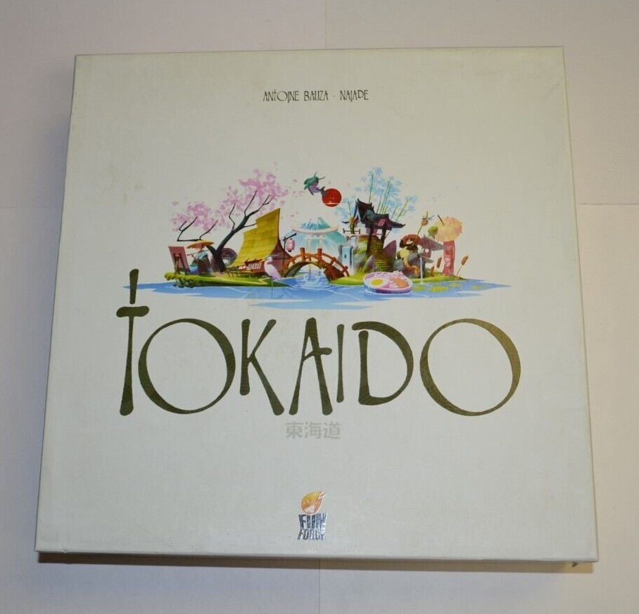 Tokaido Board Game By Fun Forge 2014 Out Of Print Very Nice Cond 100% Complete!