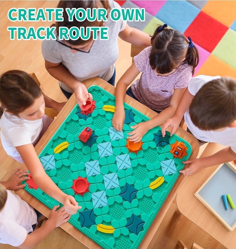Logical Road Builder Games, STEM Family Board Game, Large Educational Smart