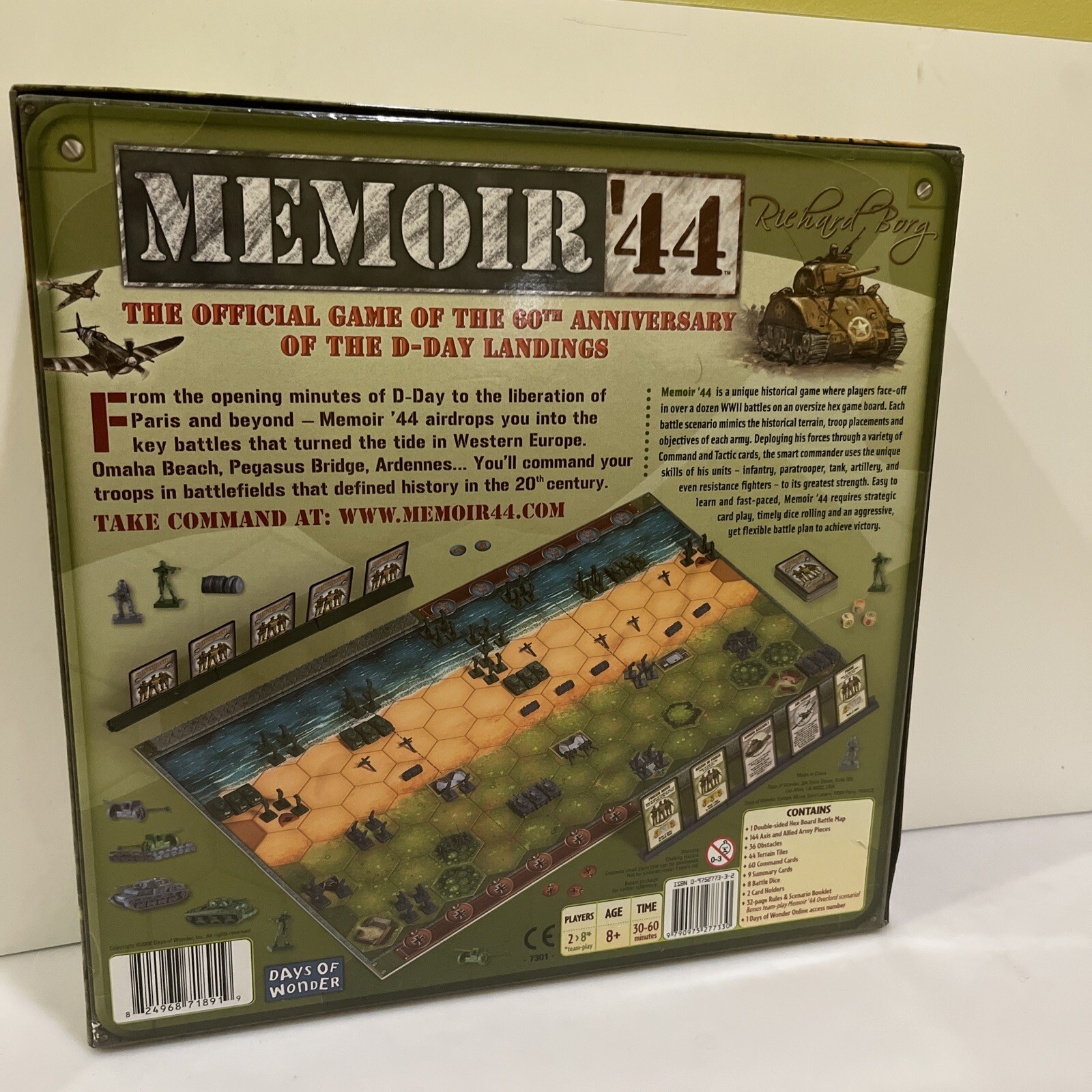 Memoir 44 Board Game New Open Box – Contents Sealed
