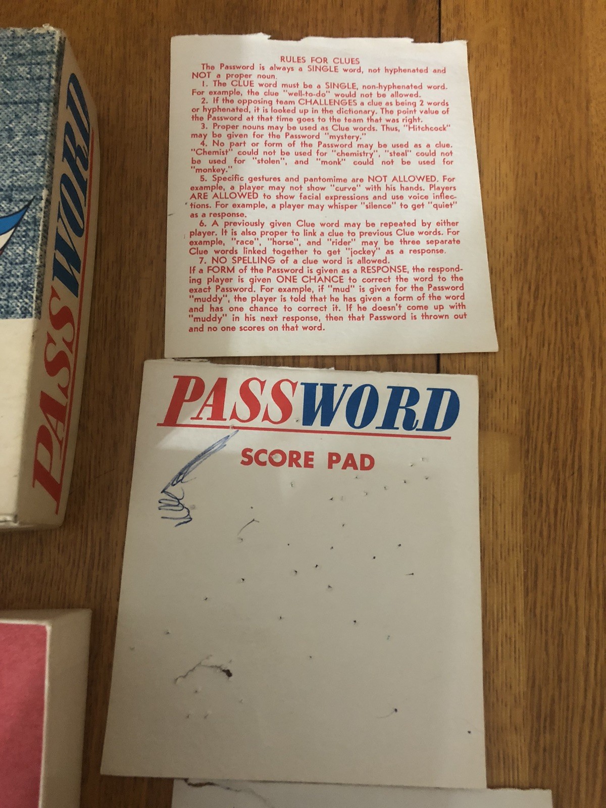 VINTAGE 1962 PASSWORD VOLUME 2 MILTON BRADLEY GAME #4260 USA MADE
