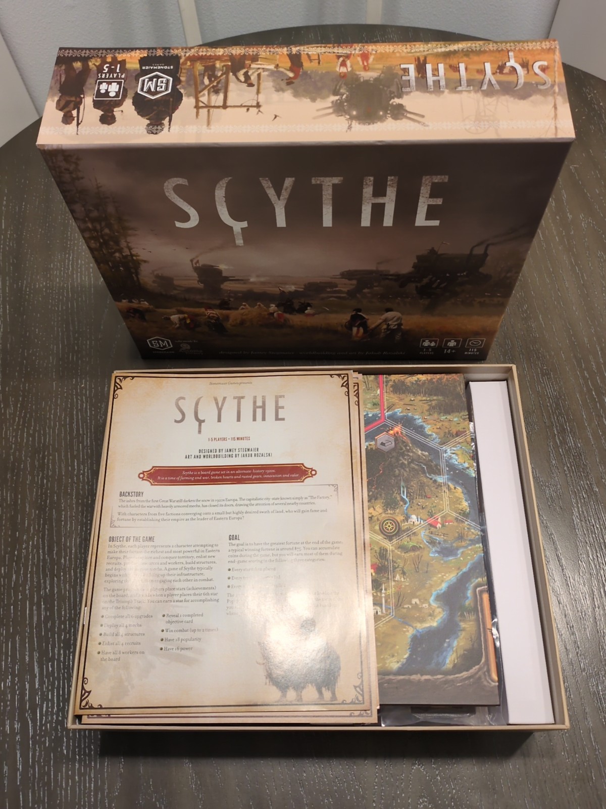 Scythe Collector’s Edition Board Game – Stonemaier Games – 100% Complete