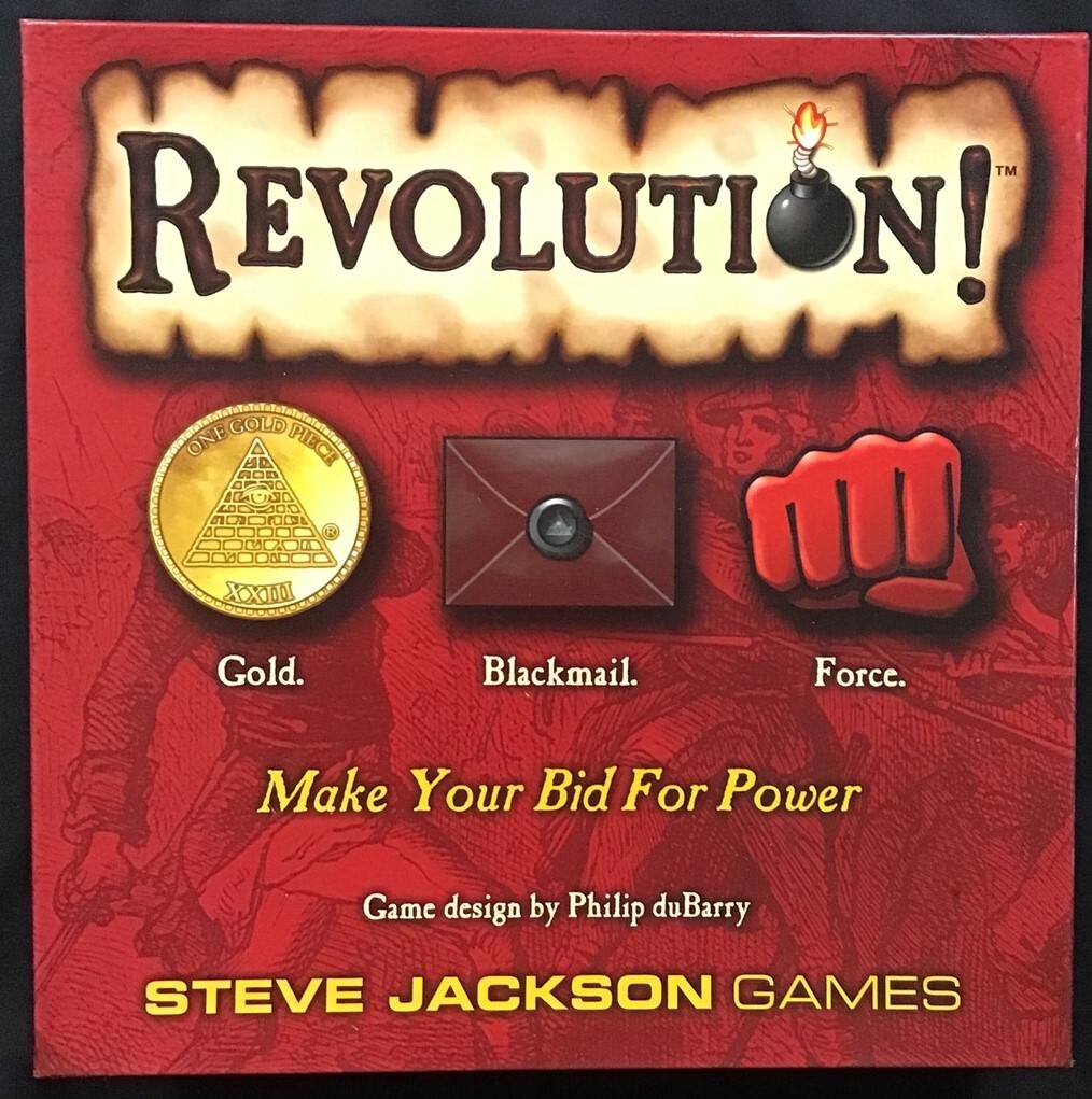 Revolution! ~ Steve Jackson Games ~ First Edition First Printing ~ OEJ