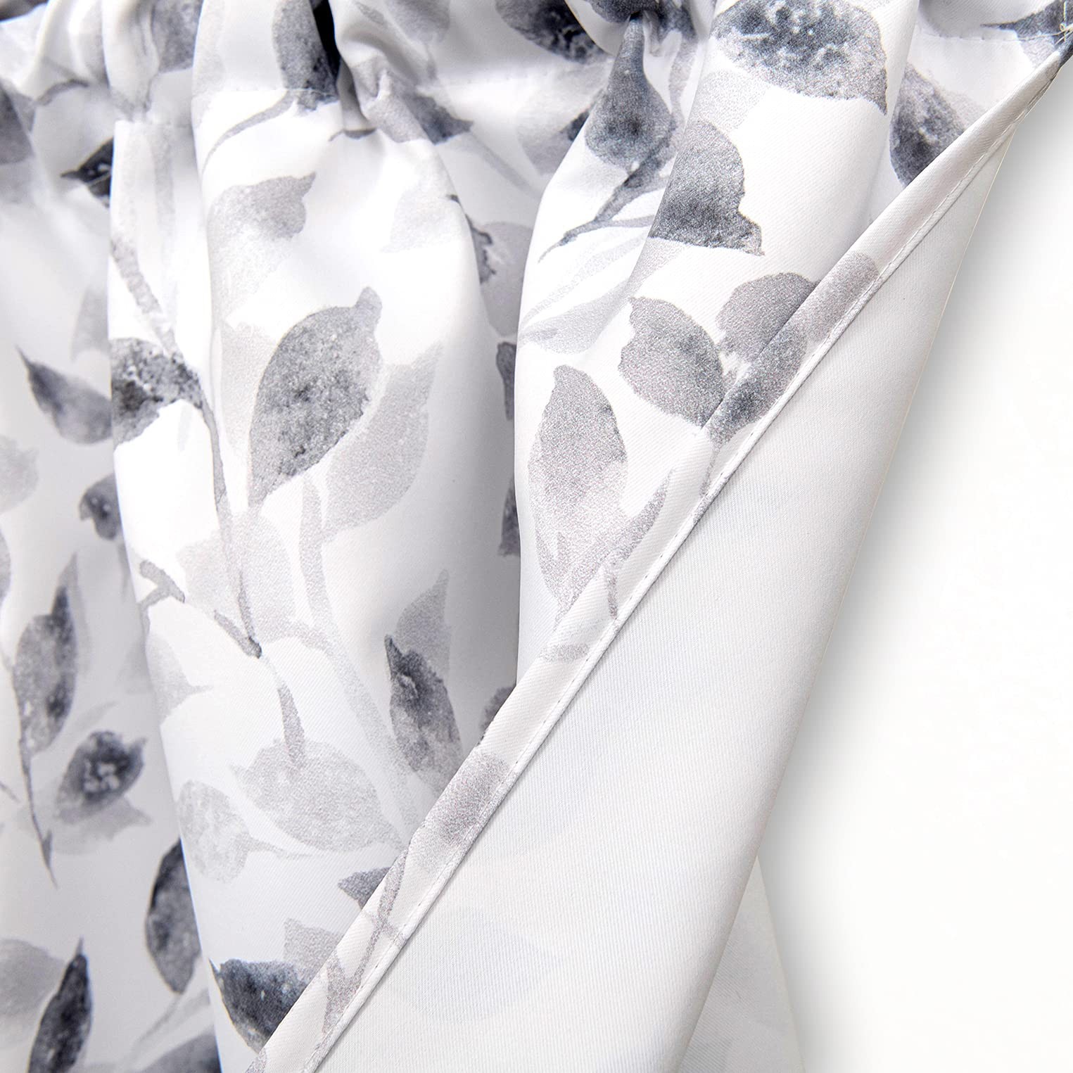 Inselnwald Gray and White Floral Printed 52″W x 14″L (Pack of 1), Grey