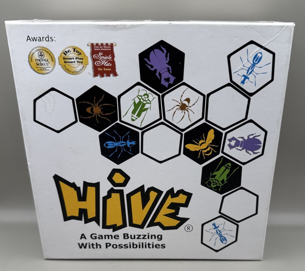 Hive Board Game by John Yianni Smart Zone Games – Complete + Travel Bag Gen42