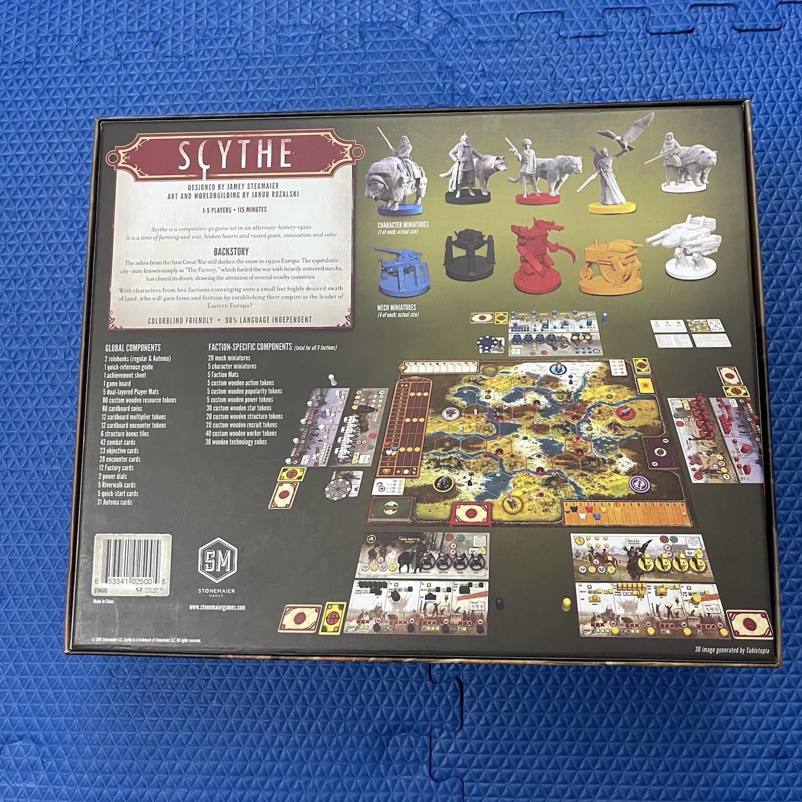 Scythe Board Game (2015 Stonemaier Games), Excellent Condition, *Read