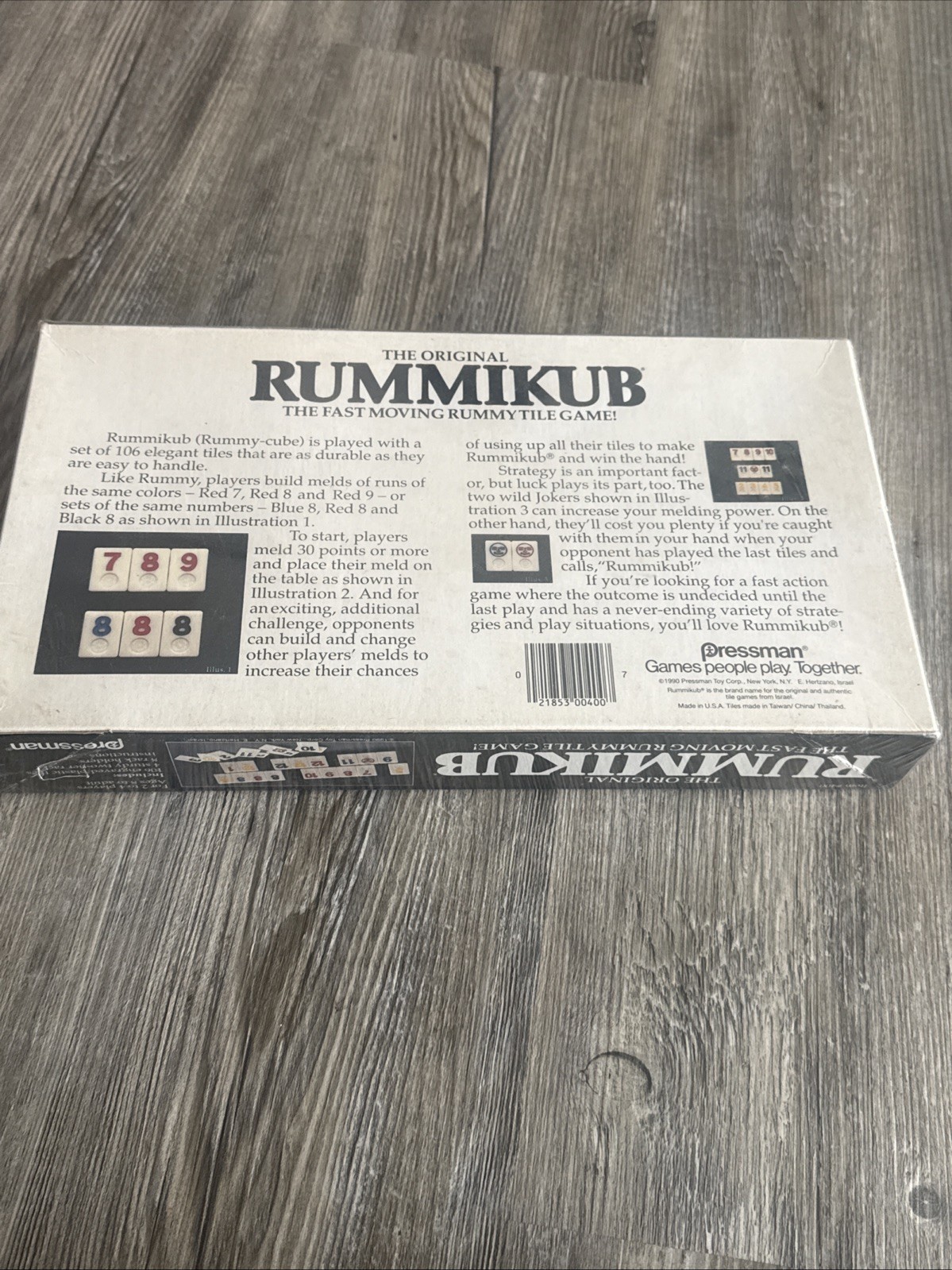 The Original Rummikub – 1990 Edition – NEW SEALED – Fast Moving Rummy Title Game