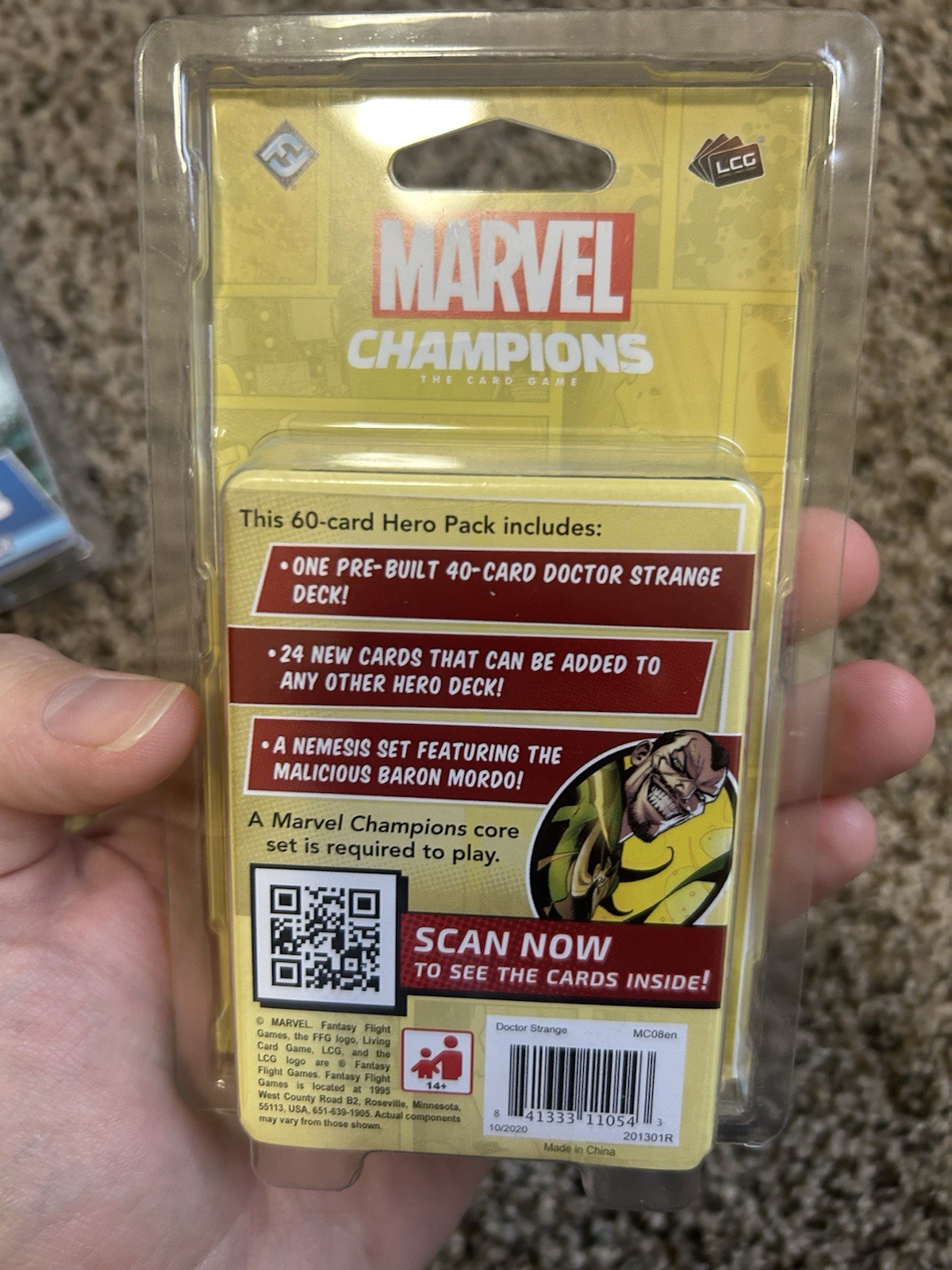 FFG Marvel Champions Dr Strange Hero Pack