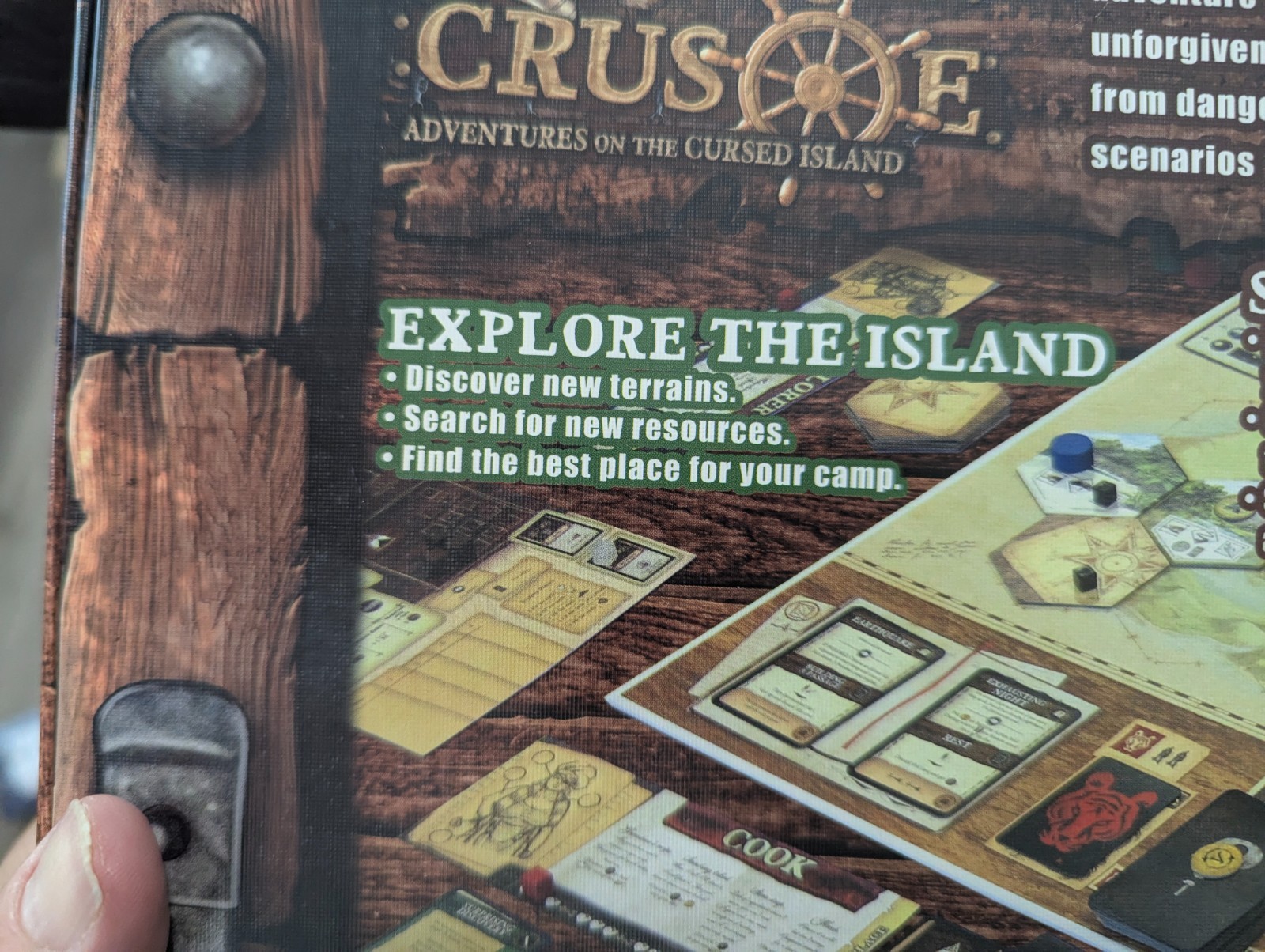 ROBINSON CRUSOE Adv on the Cursed Isl Board Game 100% COMPLETE 2012 AWARD WINNER