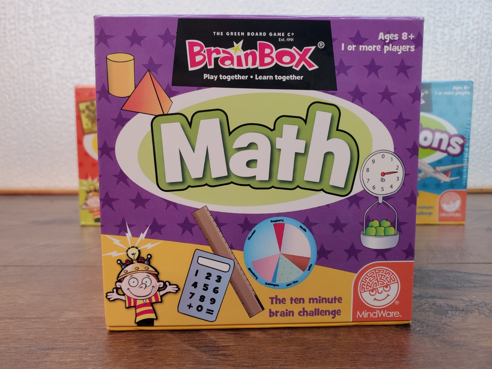 MindWare BrainBox Game Lot Math Art Inventions Educational Trivia Memory Sealed