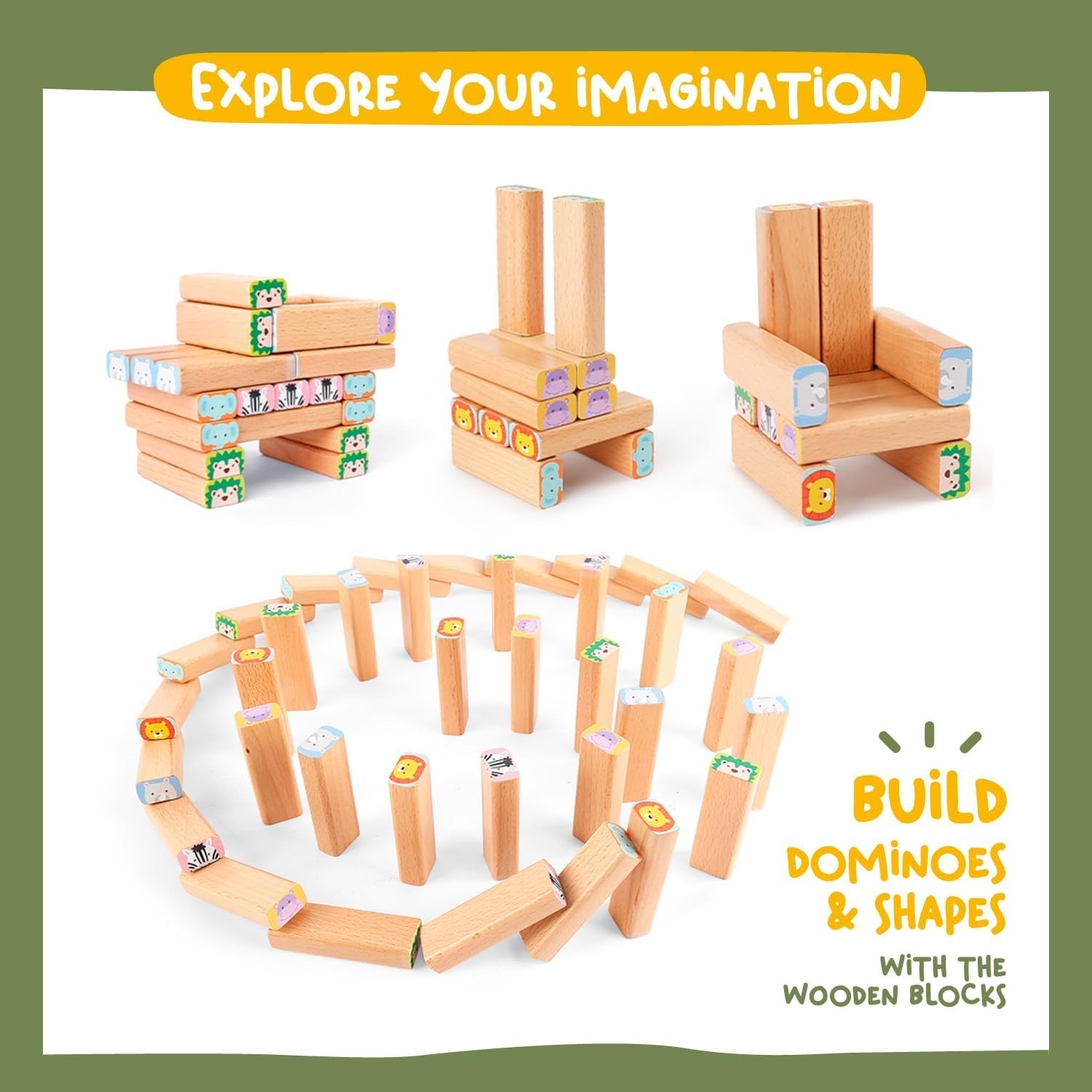 Kids Safari Stacking Game, Develops Problem Solving and Coordination Skills