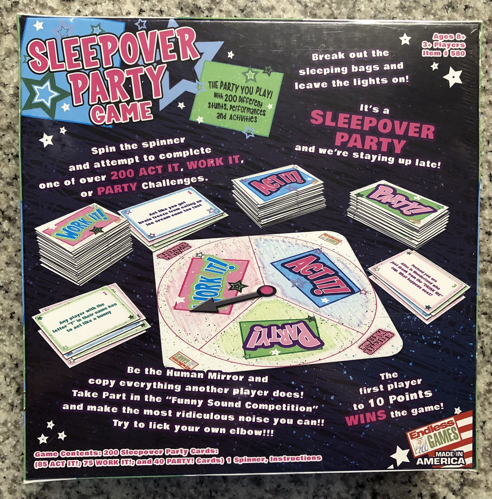 Sleepover Party Game The Party you Play 2014 Endless Games NEW Factory Sealed