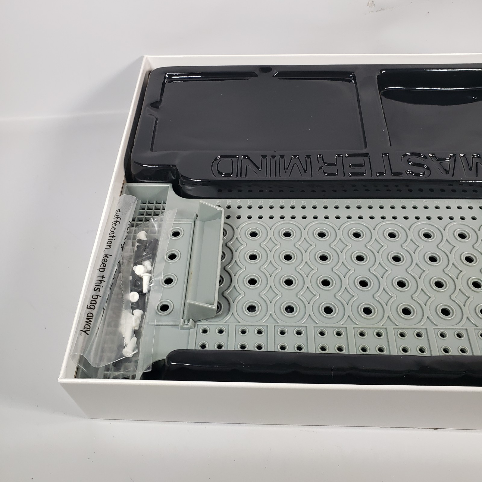 Pressman Retro Mastermind Game Memory Strategy Board Game OPEN BOX Sealed Parts