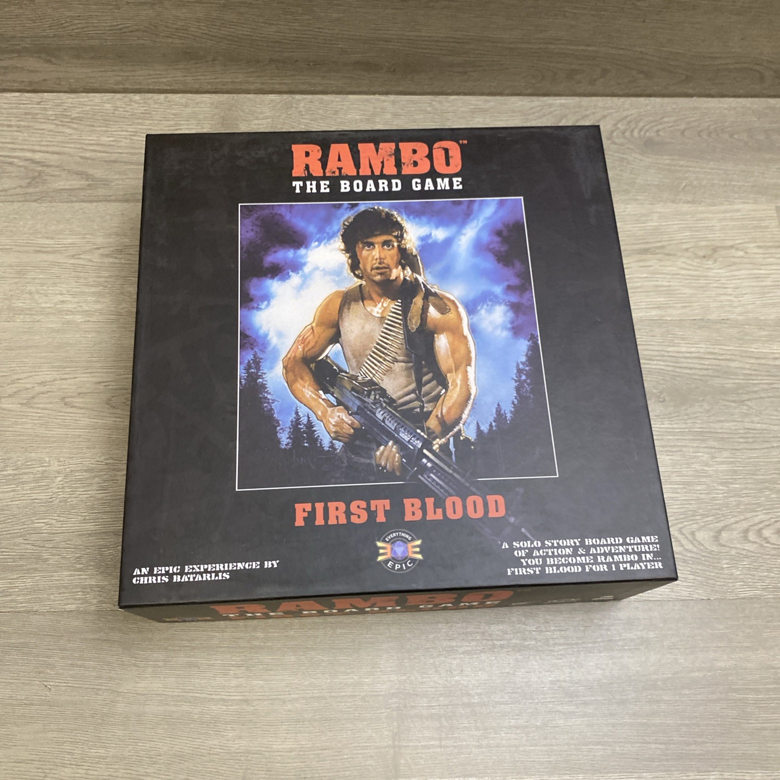 Everything Epic Board Game Rambo – The Board Game – First Blood Box EX/NM
