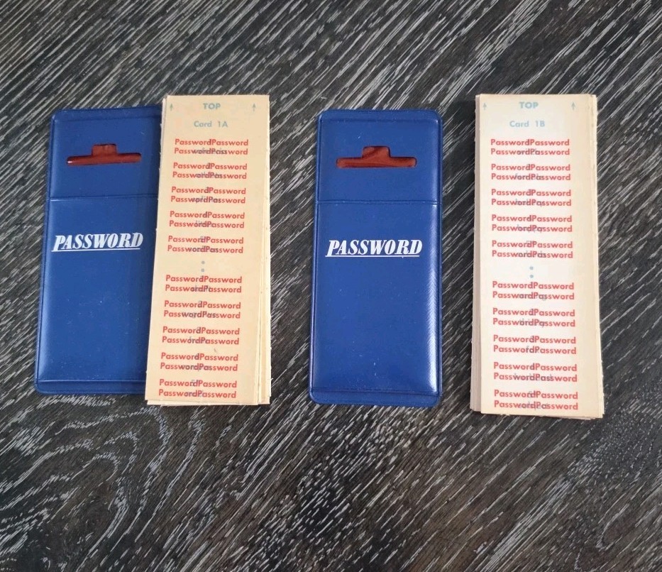 ORIGINAL Vintage 1962 Milton Bradley Password Board Game Complete! Volume 2 4260
