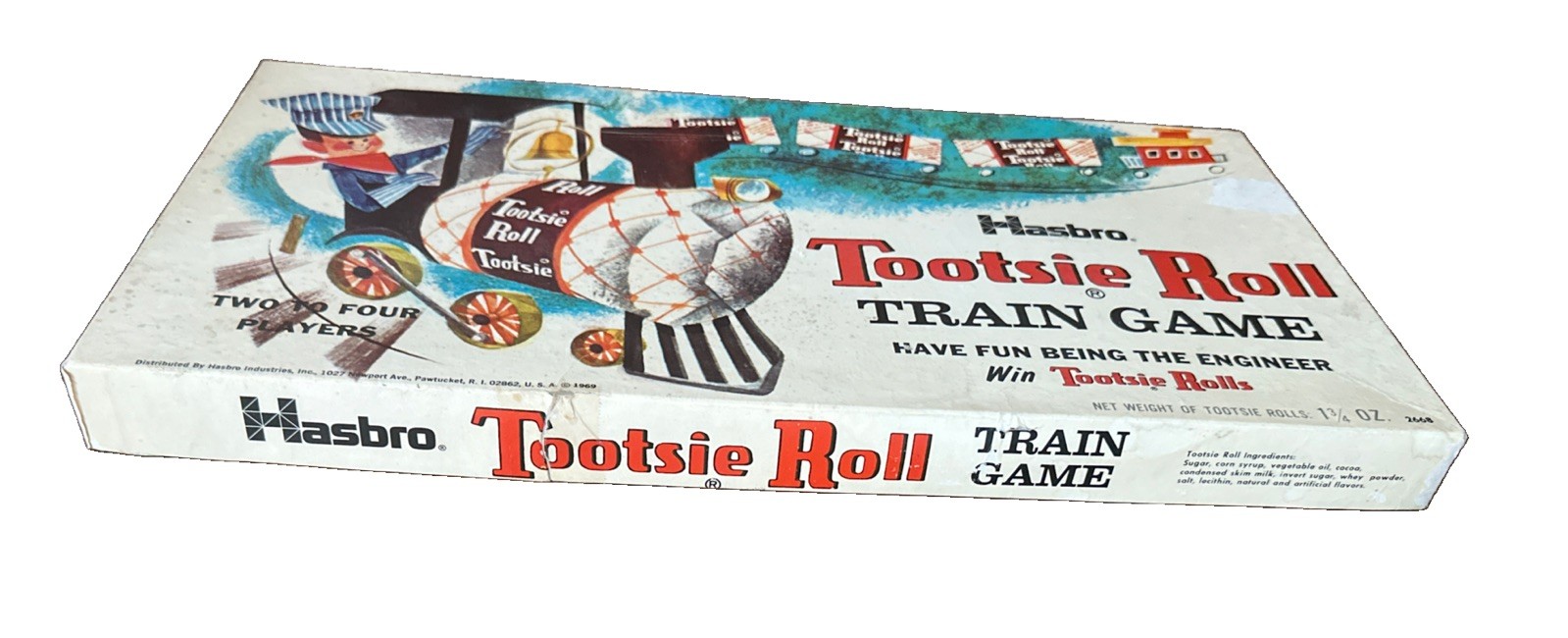 Hasbro Tootsie Roll Train Game Vintage 1969 Board Game Two to Four Players