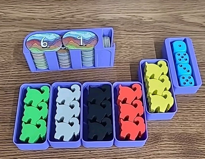 Mountain Goats – 3d printed box insert – ANY COLOR – AllPlay – 2-4players