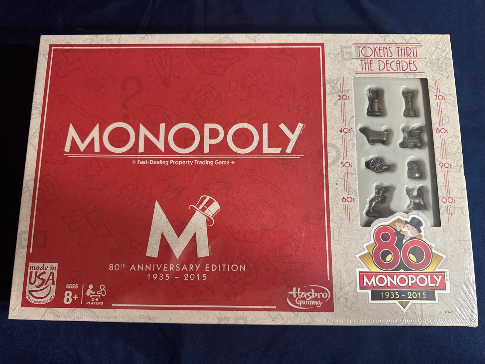 Monopoly 80th Anniversary Edition 1935-2015 Complete Board Game Brand New Sealed