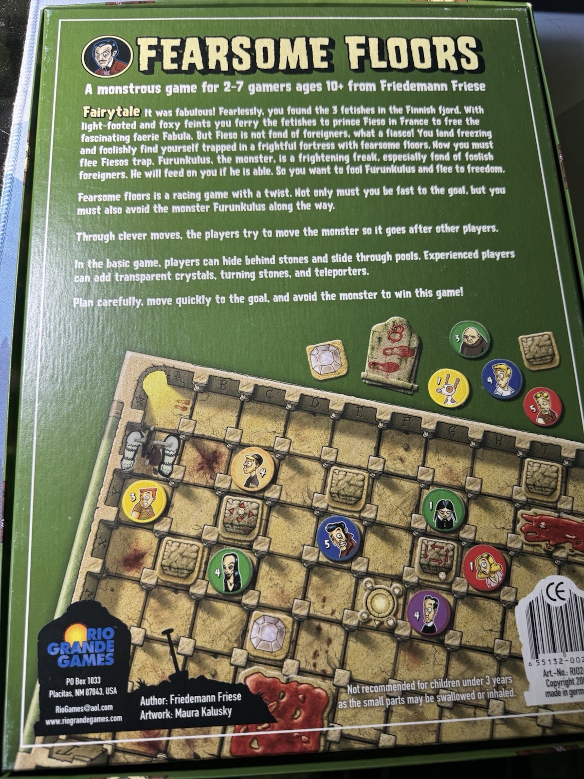 Fearsome Floors Rio Grande Board Game