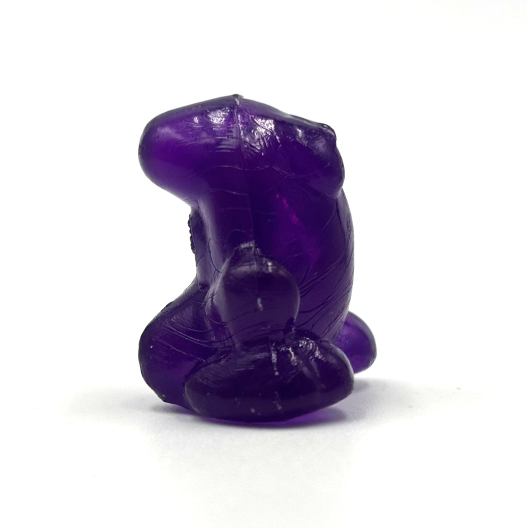 Beautiful Purple EGGY Ice Clear Gogos Crazy Bones Original 1996