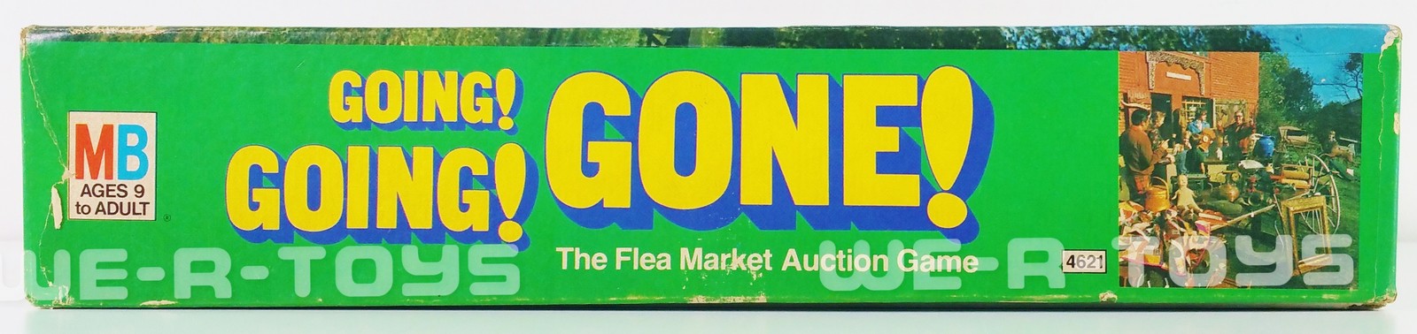 Going! Going! Gone! The Flea Market Auction Game 4621 Milton Bradley 1975 USED