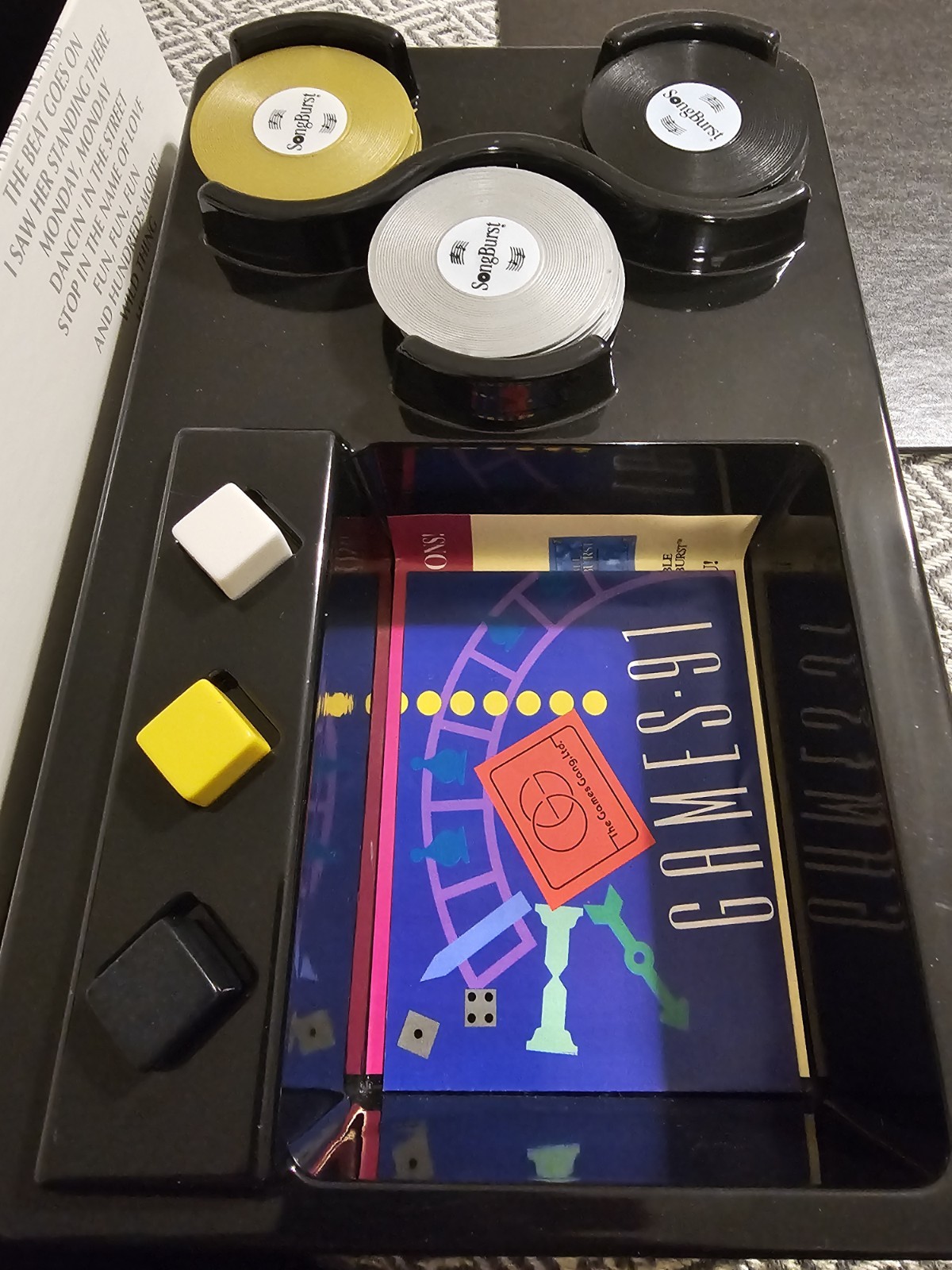 SongBurst Board Game Complete the Lyric 50’s & And 60’s Edition 90s Board Game