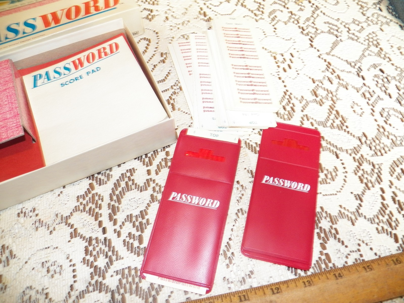 PASSWORD GAME No. 4260 by MILTON BRADLEY, 1963