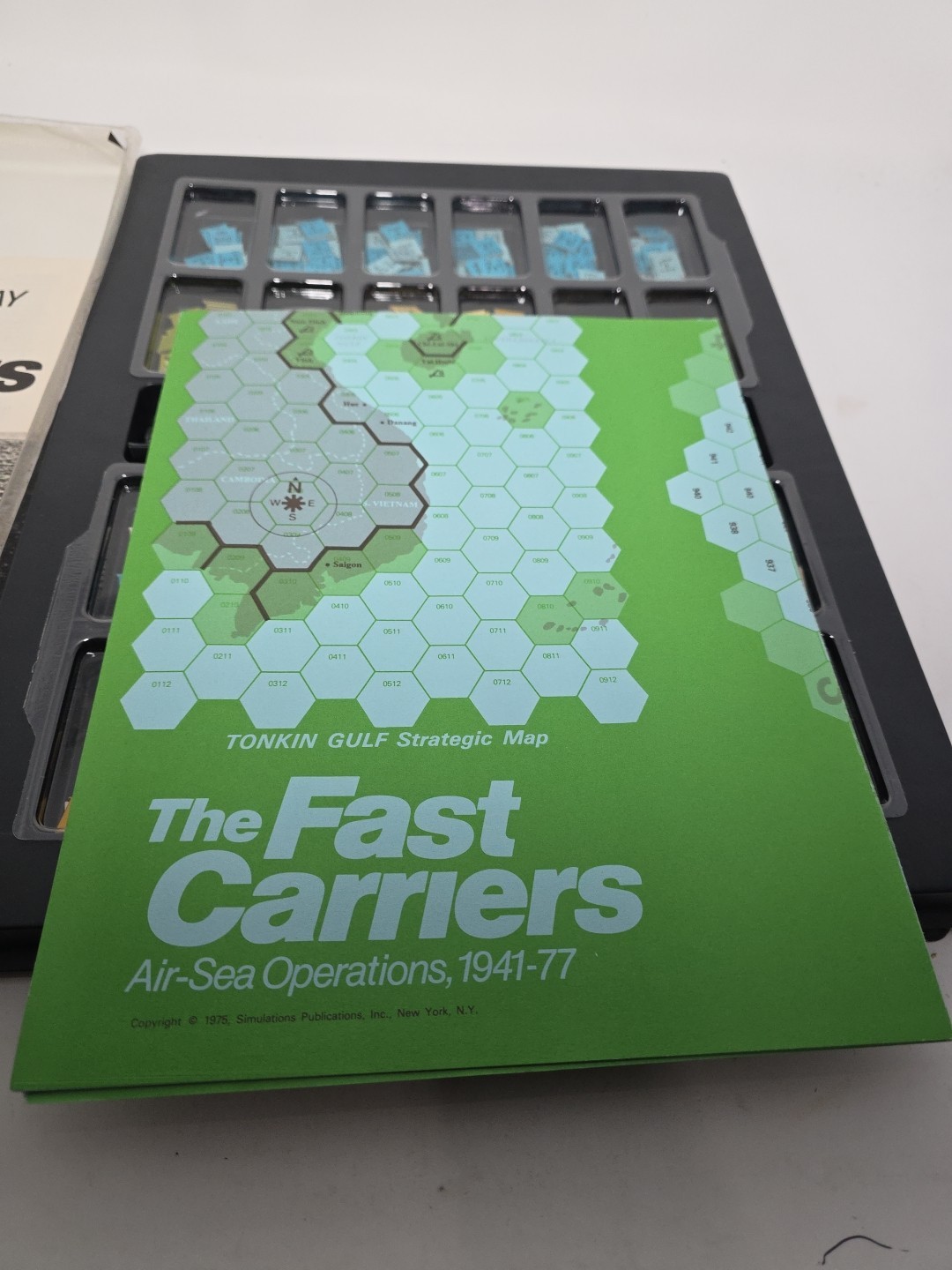 SPI Tray Game The Fast Carriers Air Sea Operations 1941-77 Historical Simulation