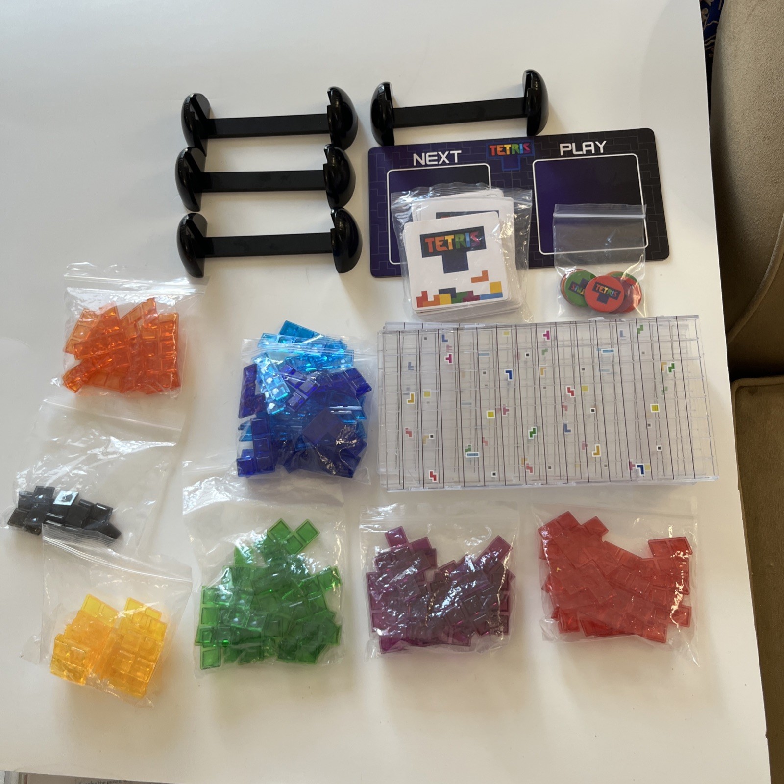 Tetris Strategy Game BOARD GAME Complete Game!
