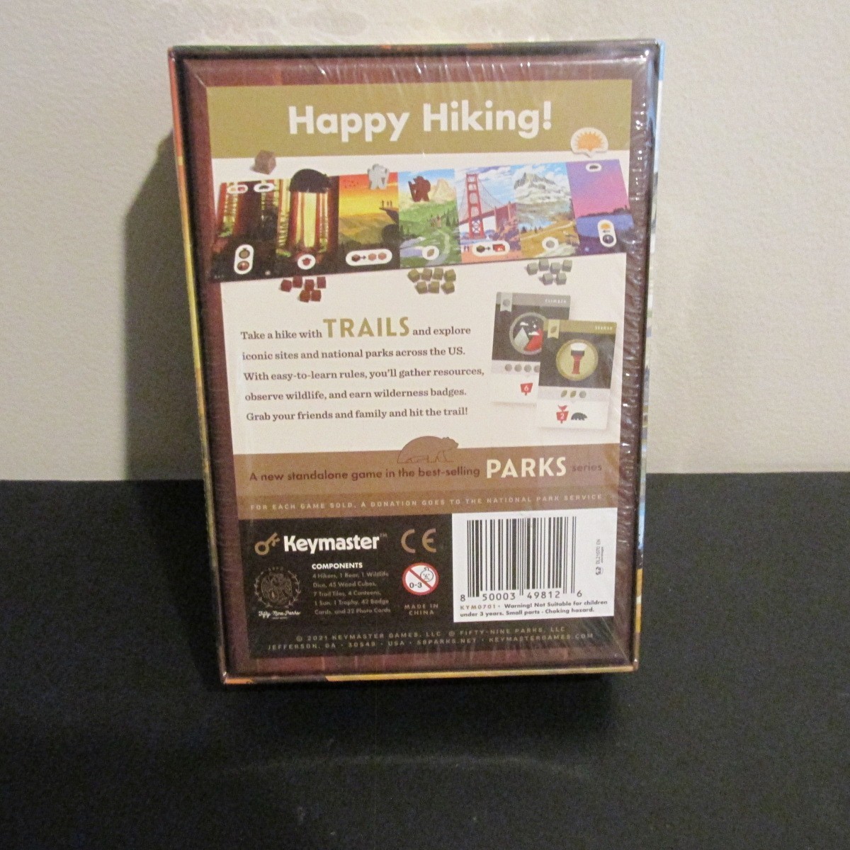 BRAND NEW & SEALED!! 2021 KEYMASTER TRAILS: A NATIONAL PARKS BOARD GAME AGES 10+