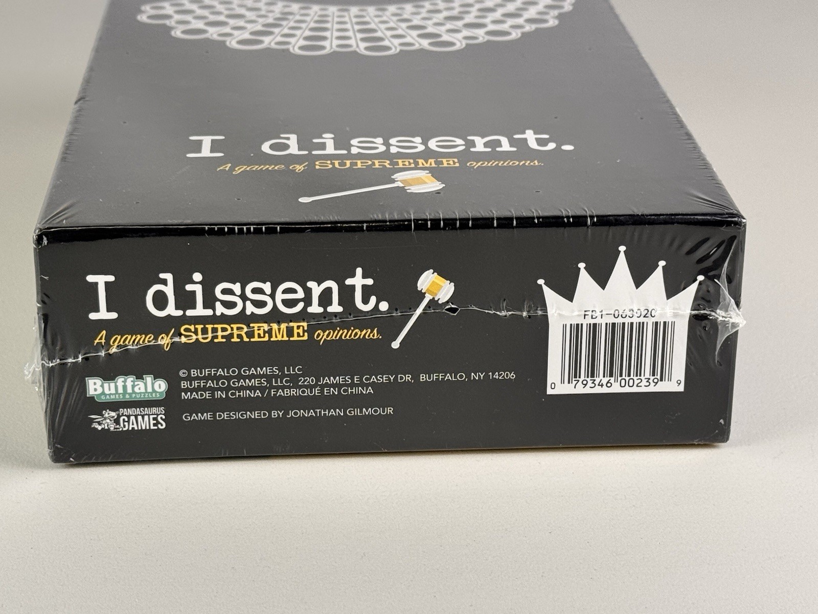 I Dissent Game of Supreme Opinions RBG Trivia Card Game NEW Sealed