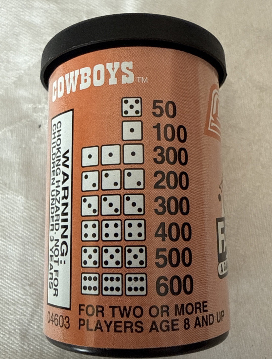 Vintage 2001 Original Pocket Farkel Dice Game OSU Cowboys W/Instructions Free SH