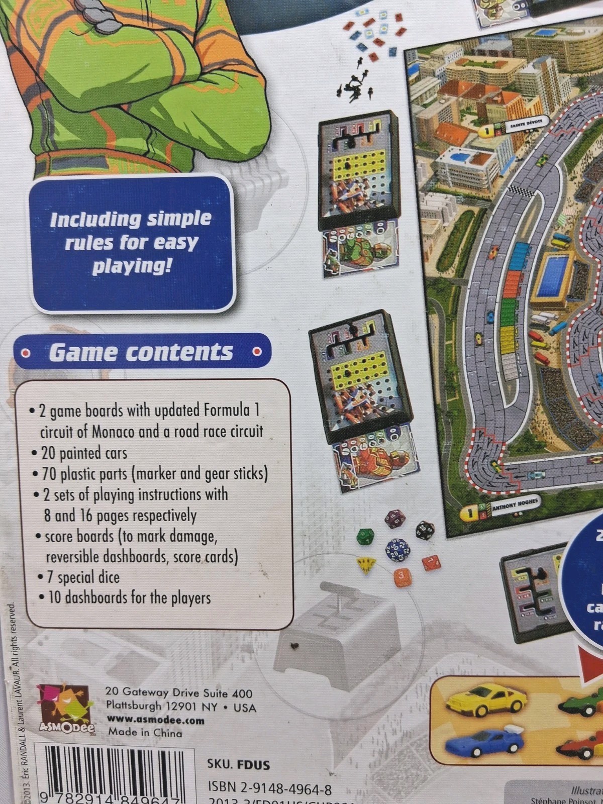Formula D Board Game – Complete Light Play Pre-owned Good Condition