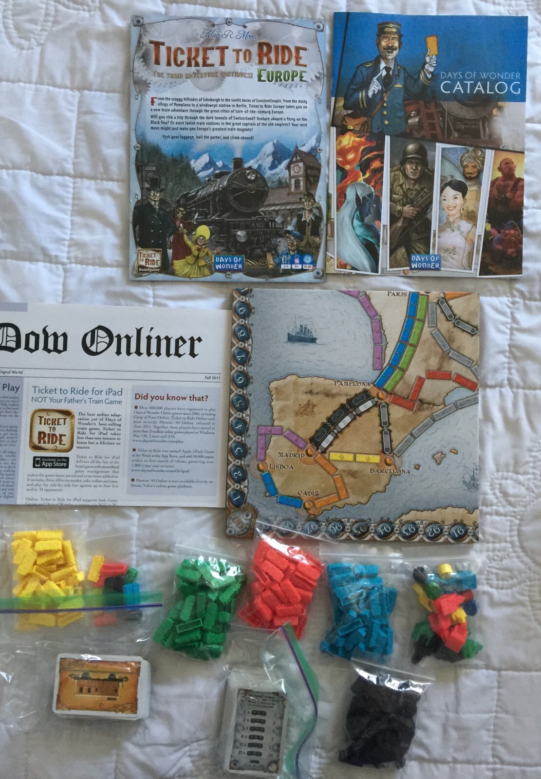 Days of Wonder Ticket to Ride Europe Board Game – DO7202