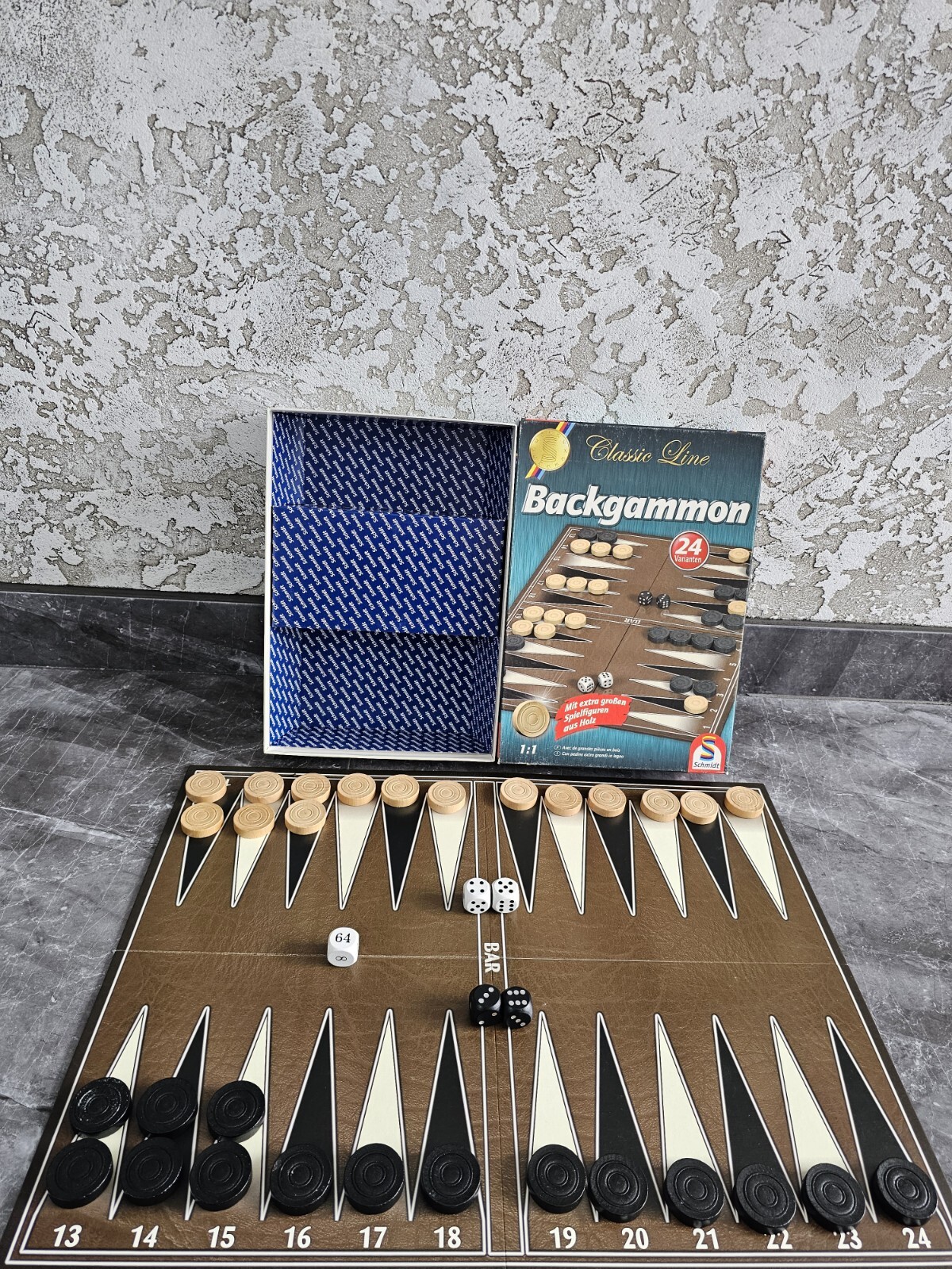 XXXX Backgammon Classic Line, Schmidt, Game, COMPLETE