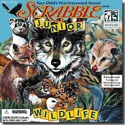 Hasbro Scrabble Junior Wildlife (Coloring Book NOT included) Ages 5 and Up