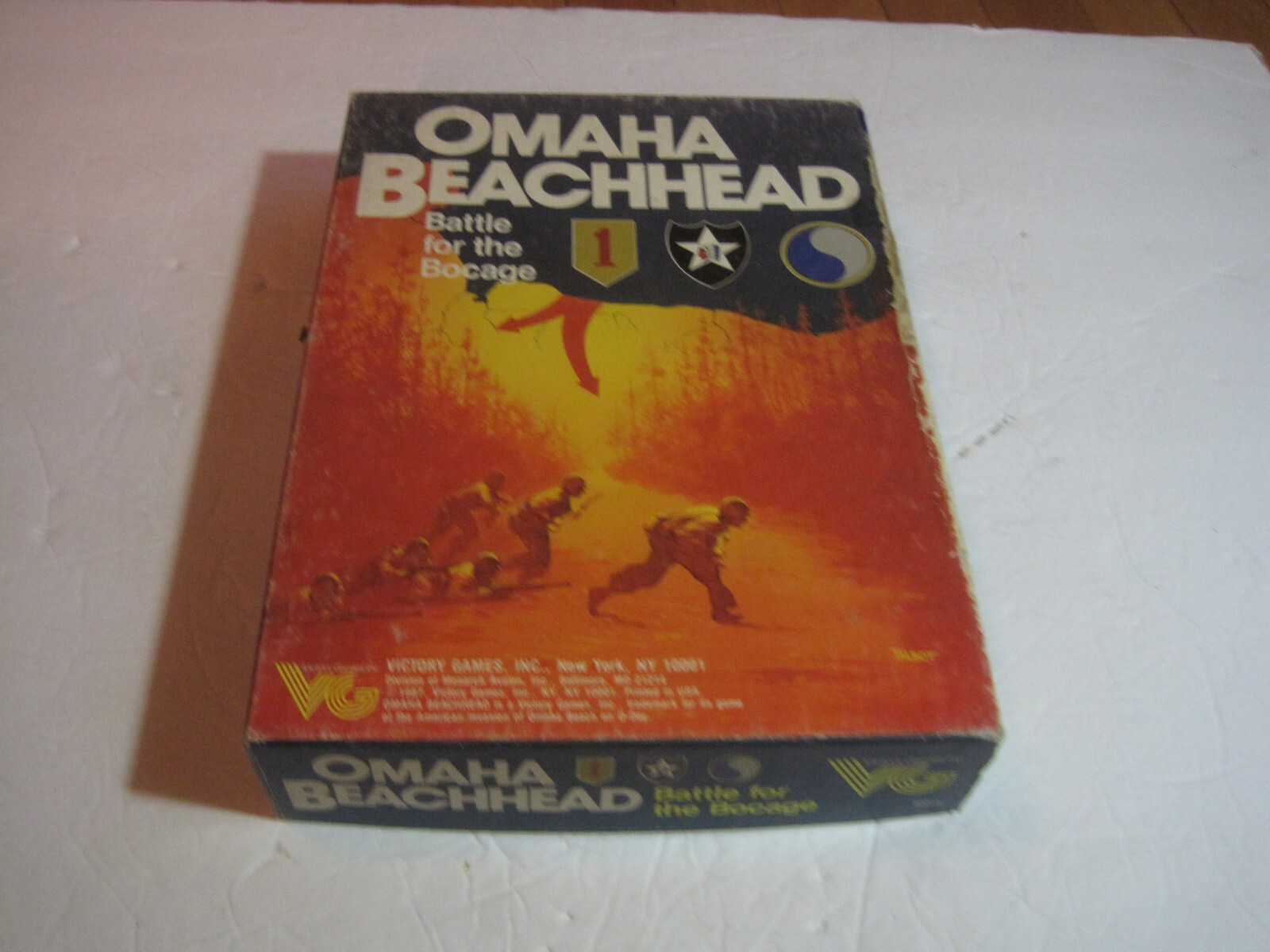 Omaha Beachhead: Battle for the Bocage Board Game, COMPLETE