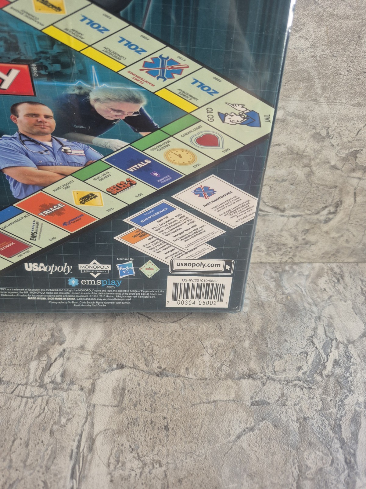MONOPOLY EMS EDITION EMERGENCY MEDICAL SERVICES BOARD GAME 2010 NEW & SEALED