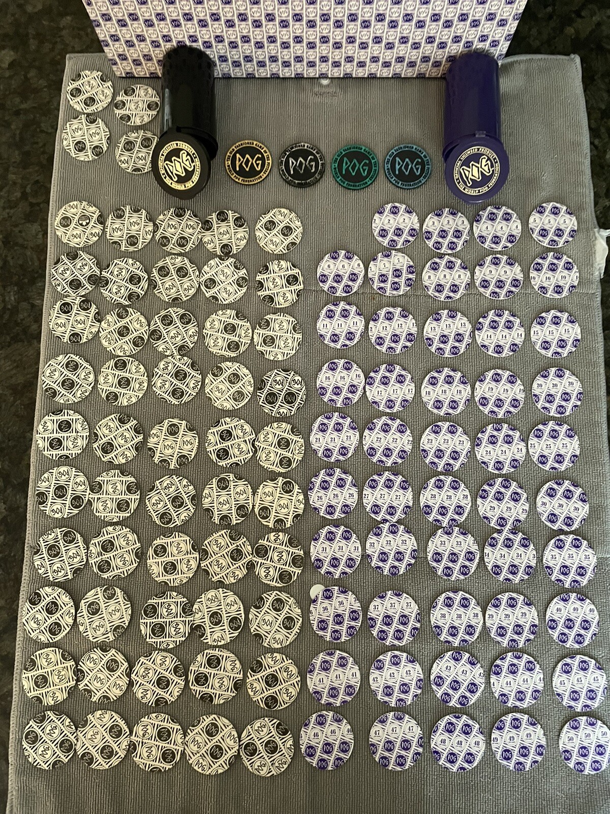 POG The Game – 100% Authentic World POG Federation MB 1995 – 99% Complete