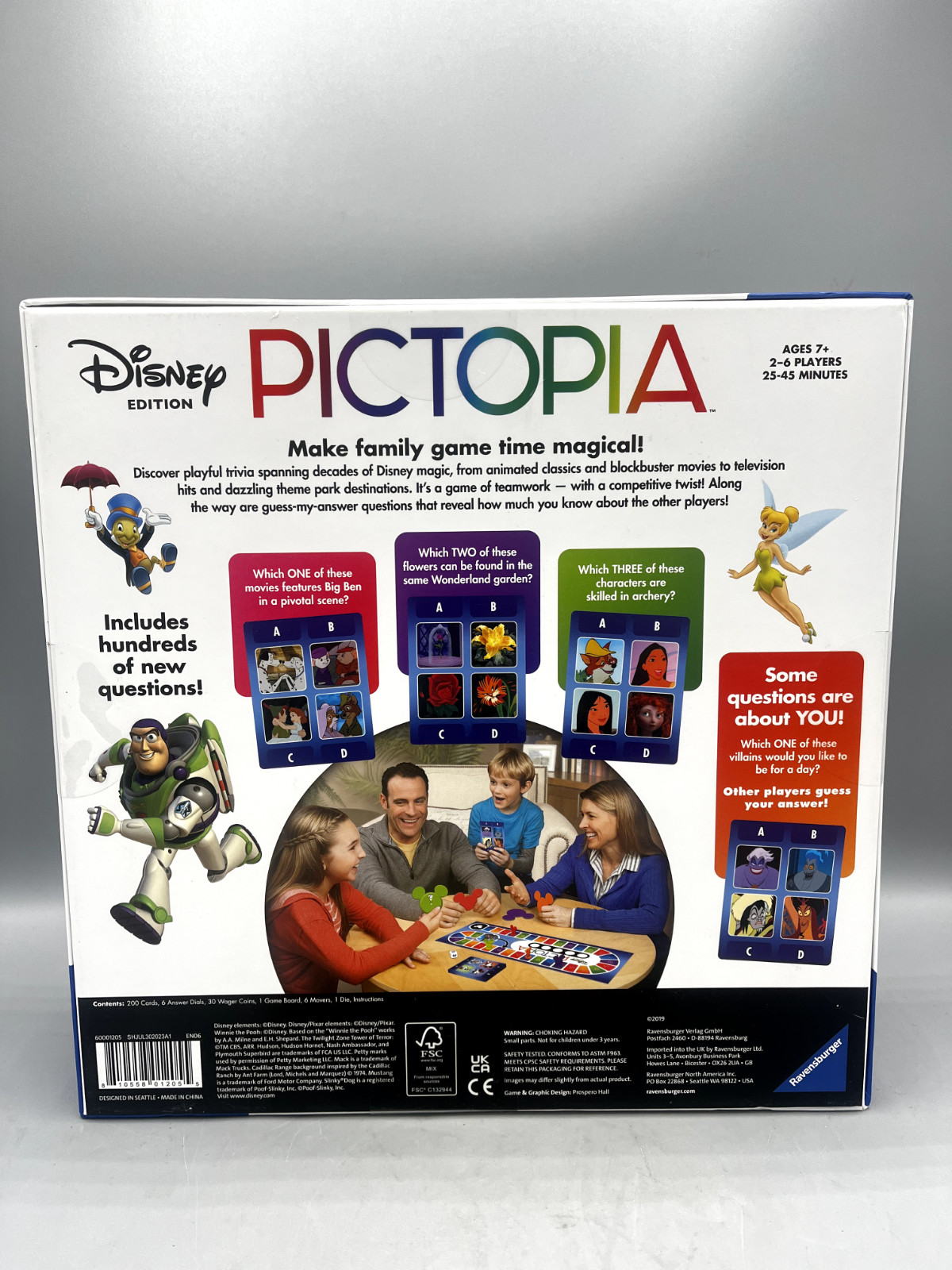 PICTOPIA The Ultimate Picture Board Game DISNEY – 100% Complete Ravensburger NEW