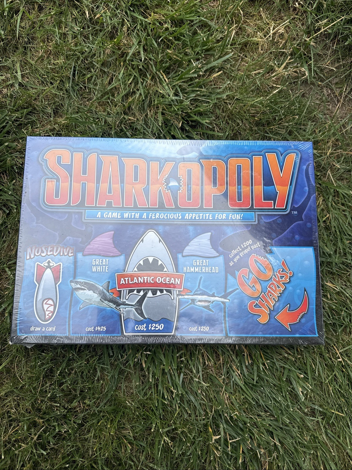 Sharkopoly Board Game Like Monopoly Sealed NEW